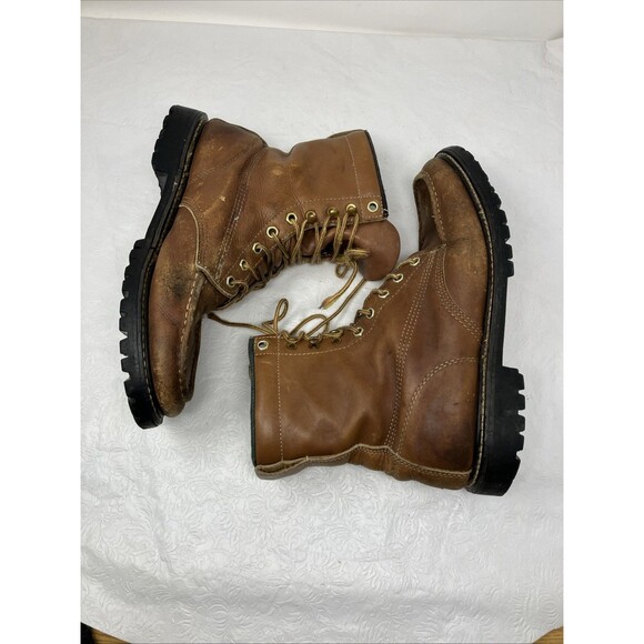 Mont Blanc Work Hiking Outdoor Boots Mens 10.5 E Wide Brown Gorpcore VTG Korea main image 6